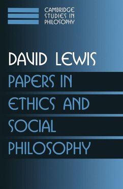 Papers in Ethics and Social Philosophy - Lewis, David