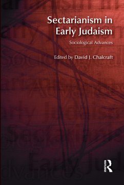 Sectarianism in Early Judaism - Chalcraft, David J