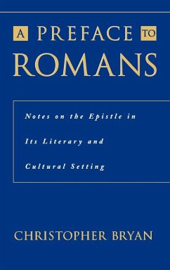 Cover A Preface to Romans