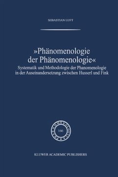 Phänomenologie der Phänomenologie - Luft, Stefan