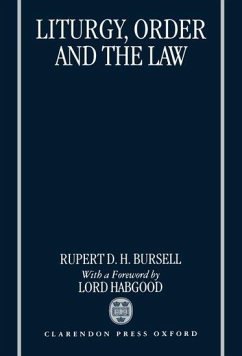 Liturgy, Order and the Law - Bursell, Rupert D H