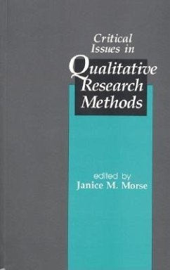 Critical Issues in Qualitative Research Methods - Morse, Janice M