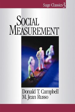 Social Measurement - Campbell, Donald T.; Russo, M. Jean; Campbell, Dave