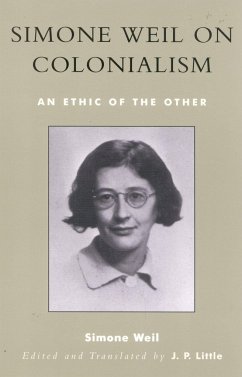 Simone Weil on Colonialism - Weil, Simone