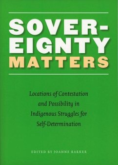 Sovereignty Matters - Barker, Joanne