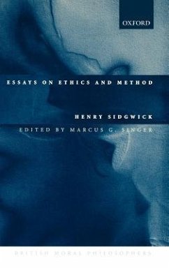 Essays on Ethics and Method - Sidgwick, Henry