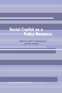 Social Capital as a Policy Resource - Montgomery, John D. / Inkeles, Alex (Hgg.)