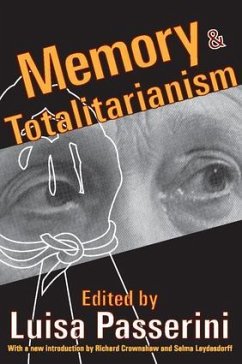 Memory and Totalitarianism - Passerini, Luisa