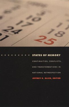 States of Memory - Olick, Jeffrey K. (ed.)