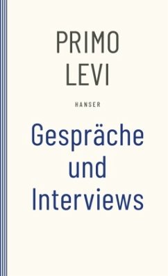 Gespräche und Interviews - Levi, Primo