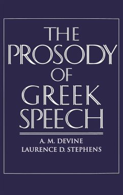 Cover The Prosody of Greek Speech