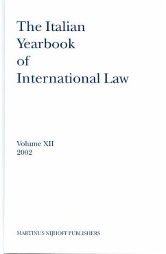 The Italian Yearbook of International Law, Volume 12 (2002) - Conforti, Benedetto (ed.)