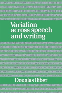 Variation Across Speech and Writing - Biber, Douglas