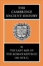 The Cambridge Ancient History - Crook, J. A. / Lintott, Andrew / Rawson, Elizabeth (eds.)