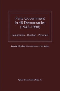 Party Government in 48 Democracies (1945-1998) - Keman, Hans;Woldendorp, J. J.;Budge, Ian