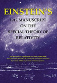 Einstein's 1912 Manuscript on the Special Theory of Relativity