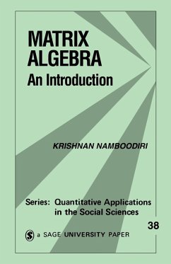 Matrix Algebra - Namboodiri, Krishnan