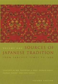 Sources of Japanese Tradition - de Bary, Wm. Theodore / Keene, Donald / Tanabe, George / Varley, Paul (eds.)