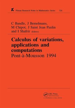 Calculus of Variations, Applications and Computations - Bandle, C.; Chipot, Michel; Paulin, J Saint Jean