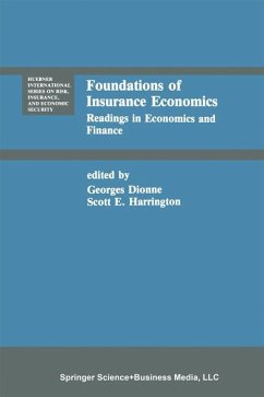 Foundations of Insurance Economics - Dionne, Georges / Harrington, Scott E. (Hgg.)