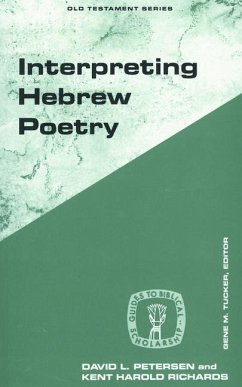 Interpreting Hebrew Poetry - Peterson, David L