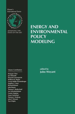 Energy and Environmental Policy Modeling - Weyant, John