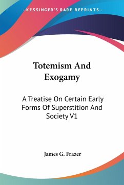 Totemism And Exogamy