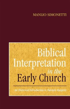 Cover Biblical Interpretation in the Early Church