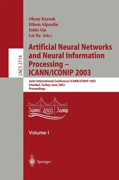Artificial Neural Networks and Neural Information Processing ¿ ICANN/ICONIP 2003 - Kaynak, Okyay / Alpaydin, Ethem / Oja, Erkki / Xu, Lei (eds.)