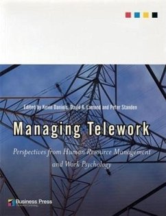 Managing Telework: Perspectives from Human Resource Management and Work Psychology - Daniels, Kevin; Lamond, David; Standen, Peter