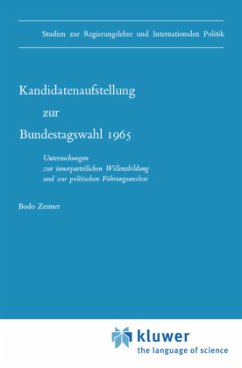 Kandidatenaufstellung zur Bundestagswahl 1965 - Zeuner, Bodo