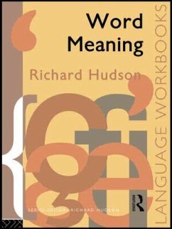 Word Meaning - Hudson, Richard