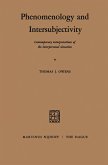 Phenomenology and Intersubjectivity