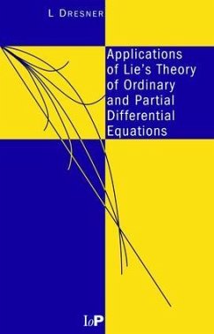 Applications of Lie's Theory of Ordinary and Partial Differential Equations - Dresner, L.