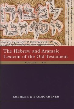 The Hebrew and Aramaic Lexicon of the Old Testament (2 Vol. Set) - Koehler; Baumgartner; Stamm