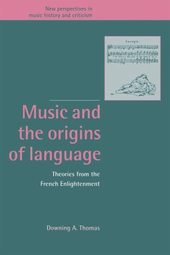 Music and the Origins of Language - Thomas, Downing A.