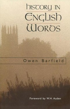 History in English Words - Barfield, Owen