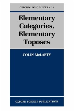 Elementary Categories, Elementary Toposes - McLarty, Colin