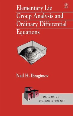 Elementary Lie Group Analysis and Ordinary Differential Equations - Ibragimov, Nail H.