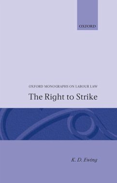 The Right to Strike - Ewing, K D