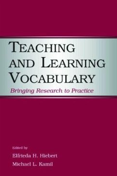 Teaching and Learning Vocabulary