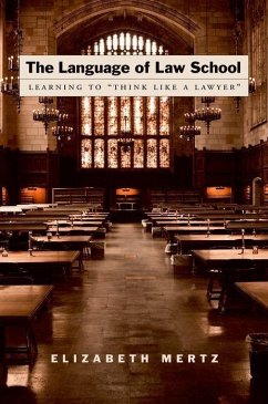 The Language of Law School - Mertz, Elizabeth