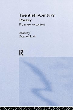 Twentieth-Century Poetry - Verdonk, Peter (ed.)