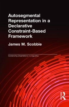 Autosegmental Representation in a Declarative Constraint-Based Framework - Scobbie, James M