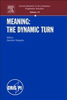 Meaning: The Dynamic Turn - Peregrin, Jaroslav (ed.)