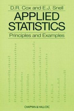 Applied Statistics - Principles and Examples - Cox, D R; Snell, E J