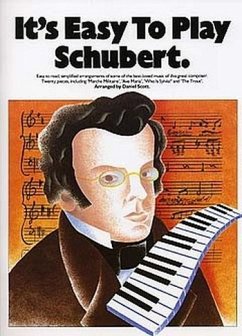 Cover It's easy to play Schubert for piano
