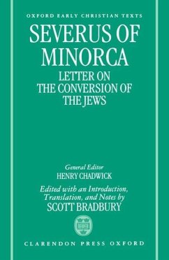 Severus of Minorca: Letter on the Conversion of the Jews - Severus of Minorca