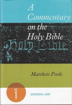 Comt-Poole-Genesis-Job V1: - Poole, Matthew Richard