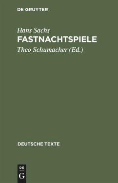 Fastnachtspiele - Sachs, Hans